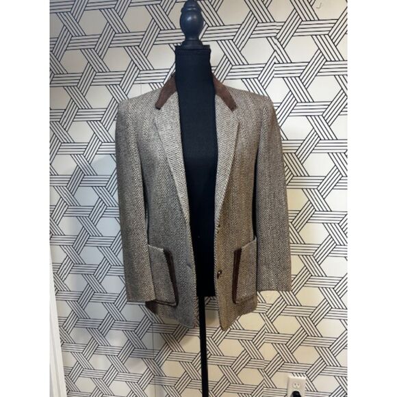 Tweed Wool Blazer - Picture 1 of 6
